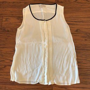 Banana Republic white rayon blouse